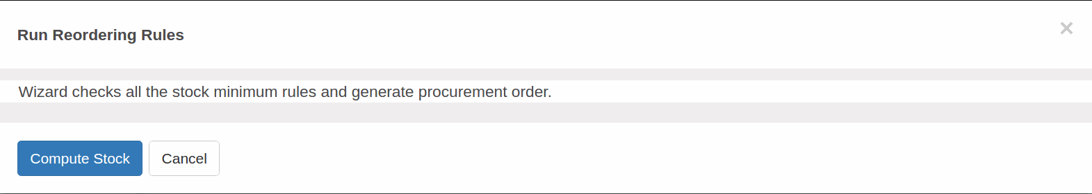 minimum stock rules